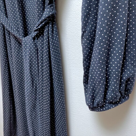 NWOT Gap Long Sleeve Maxi Polka Dot Dress - Picture 5 of 7